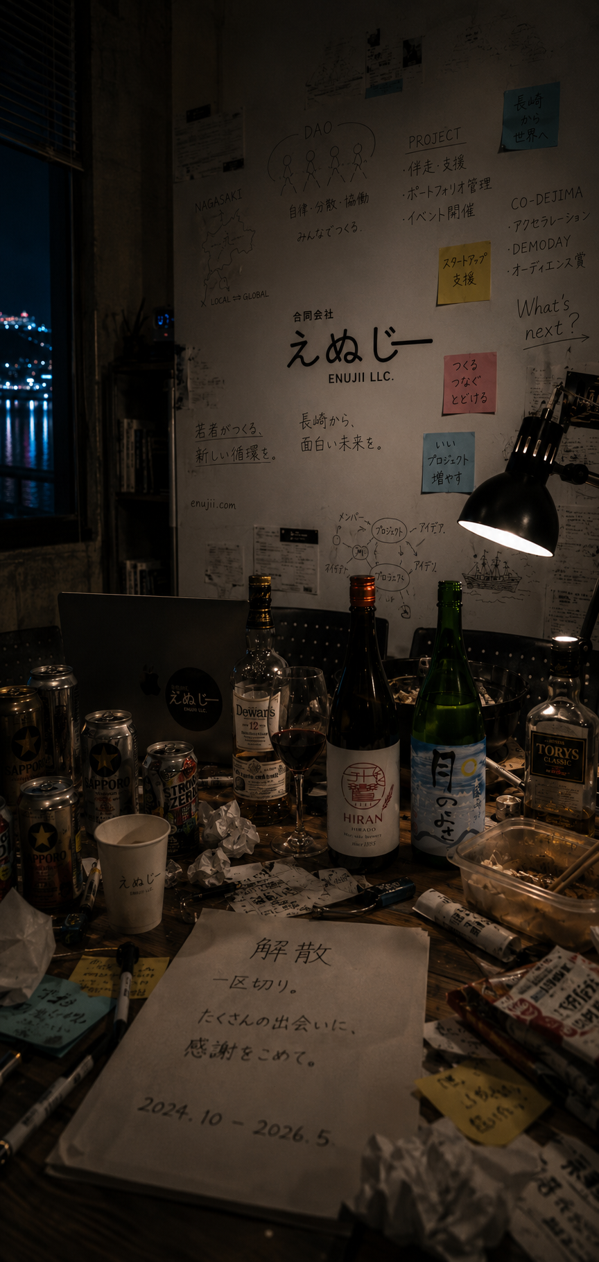 解散のお知らせ